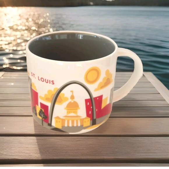 Starbucks St Louis 2015 Coffee Mug You Are Here Collection 14 Oz EUC - Picture 1 of 6
